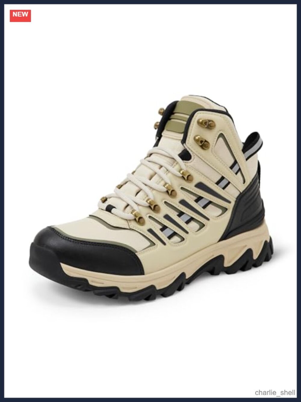 Waterproof Hiking Boot Memory Foam Insole Ankle Pull-Tab